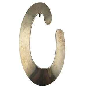 Vintage Mid-Century Modernist Taxco Sterling Silver Swirl Brooch